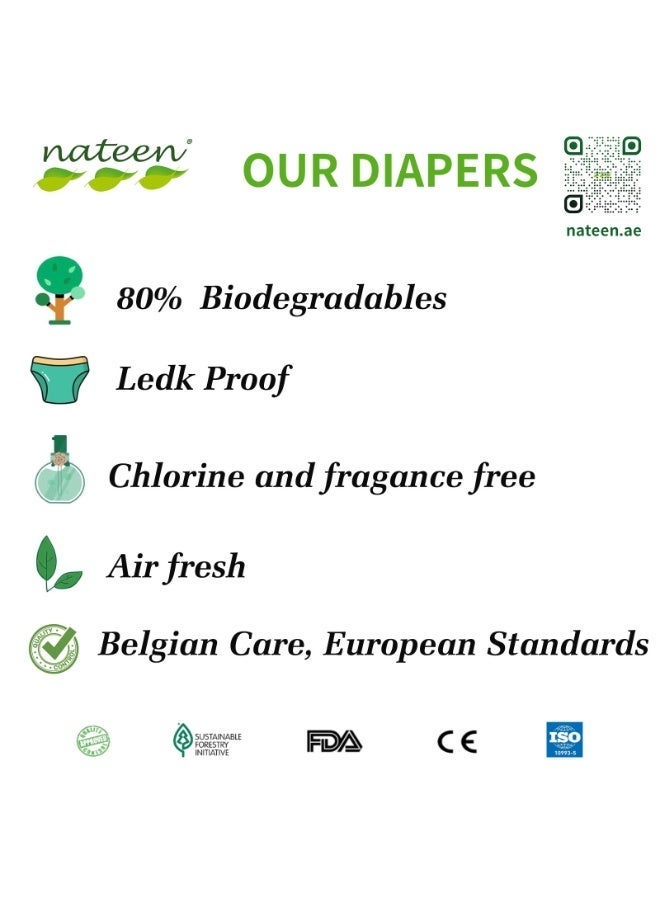 Nateen Easy-8 Super High Absorbency Incontinence Pads for Adults, 8-Shaped Disposable Insert Booster Pad for Adult Diapers & Pants, Anti-Leak Protection, Soft Sensitive Care, Unisex (10 count) - Image 2